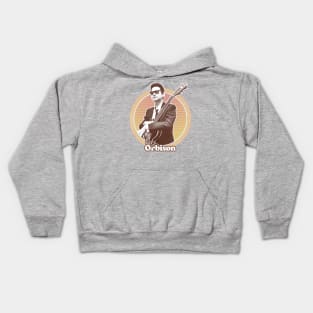 Roy Orbison /// Vintage Aesthetic Design Fanart Kids Hoodie